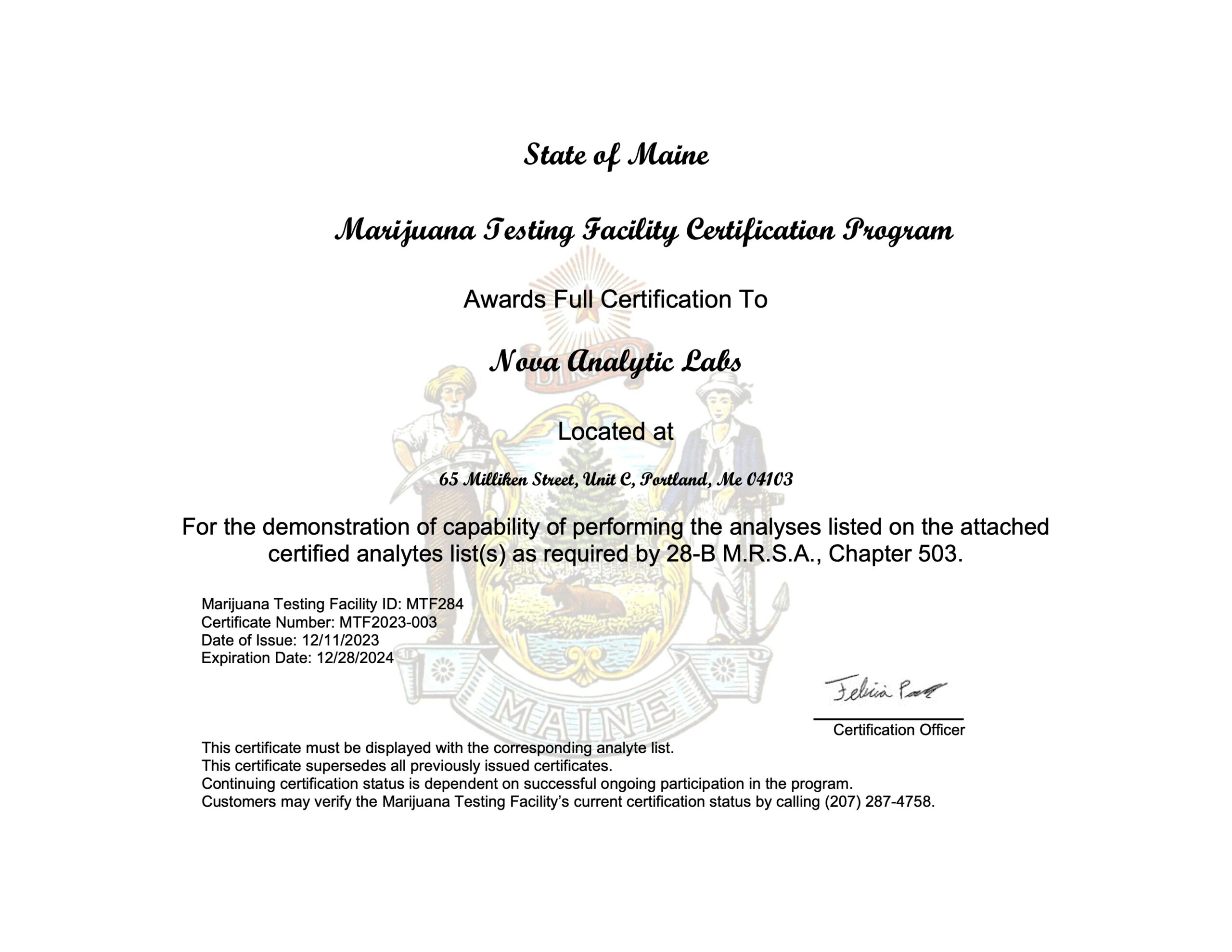 Testing License